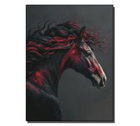 HOLXSW Pintura de bricolaje por números arte Kits Crinière cramoisie pintados a mano Dibujo lienzo Imágenes por números Decoración para el hogar Regalo 40x50cm Sin marco