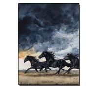 HOLXSW Pintura de bricolaje por números arte Kits Destrier tonitruant pintados a mano Dibujo lienzo Imágenes por números Decoración para el hogar Regalo 40x50cm Sin marco