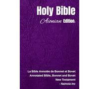 Holy Bible Aionian Edition: Annotated Bible, Bonnet and Bovet - New Testament
