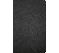 Holy Bible: Christian Standard Bible, Black, Premium Goatskin, Holman Handcrafted Collection, Single-column, Personal Size, Reference