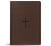 Holy Bible: Christian Standard Bible, Brown, Leathertouch, Super Giant Print Reference Bible, Value Edition