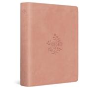 ESV Single Column Journaling Bible (Trutone, Blush Rose, Wildflower Design)