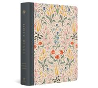 Holy Bible: English Standard Version, Lulie Wallace, in Bloom, Single Column Journaling Artist Series, Red Letter With Ribbon Marker