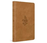 Holy Bible: English Standard Version, Nubuck Caramel, Trutone, Wildflower Design, Premium Gift Bible