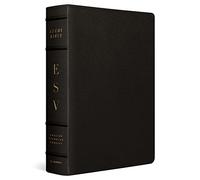 Holy Bible: Esv Study Bible Buffalo Leather, Deep Brown