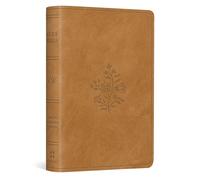 Holy Bible: Esv Vest Pocket New Testament With Psalms and Proverbs Trutone, Nubuck Caramel, Wildflower Design