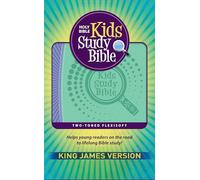 Holy Bible: King James Version Kids, Purple/green, Flexisoft, Red Letter, Study Bible