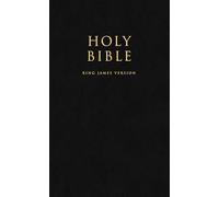 HOLY BIBLE: King James Version (KJV) Popular Gift & Award Black Leatherette Edition