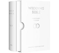 HOLY BIBLE: King James Version (KJV) White Compact Wedding Edition