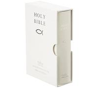 HOLY BIBLE: King James Version (KJV) White Pocket Gift Edition