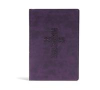 Holy Bible: King James Version, Rainbow Study Bible, Purple, Leathertouch
