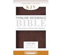 Holy Bible: KJV Chestnut Brown Flexisoft Leather Thinline, End of Version Reference Edition