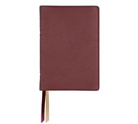 Holy Bible: Lsb Giant Print Reference Edition, Paste-down Burgundy Cowhide