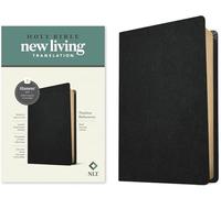 Holy Bible: New Living Translation, Black, Genuine Leather, Thinline Reference, Filament Enabled Edition