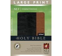 Holy Bible: New Living Translation Black / Tan TuTone LeatherLike