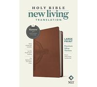 Holy Bible: New Living Translation, Brown Celtic Cross, Leatherlike, Premium Value Thinline Bible, Filament Enabled