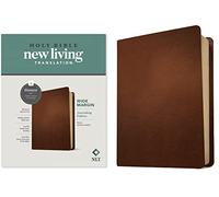 Holy Bible: New Living Translation, Brown, Genuine Leather, Wide Margin Bible, Filament Enabled Edition: Red Letter