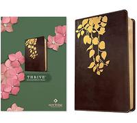 Holy Bible: New Living Translation, Cascade Deep Brown, Thrive Devotional Bible for Women