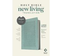Holy Bible: New Living Translation, Eucalyptus Teal, Leatherlike, Premium Value Thinline Bible, Filament Enabled Edition