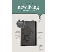 Holy Bible: New Living Translation, Filament Enabled Edition, Charcoal Patch, Leatherlike, With Zipper, Red Letter