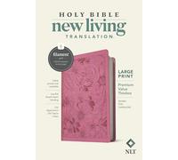 Holy Bible: New Living Translation, Garden Pink, Leatherlike, Premium Value Thinline, Filament Bible App