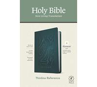 Holy Bible: New Living Translation, Thinline Reference Bible, Teal Blue, Filament Enabled Edition, Red Letter, Leatherlike