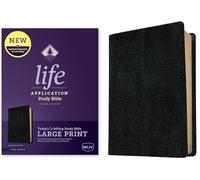 Holy Bible: Nkjv Life Application Study Bible, Red Letter, Bonded Leather, Black