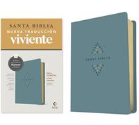 Holy Bible: Nueva Traduccion Viviente, Azul Sereno, Sentipiel, Ultrafina Con Filament, Sentipiel, Letra Roja/ Ntv Thinline Bible, Filament Enabled, Leatherlike, Blue, Indexed, Red Letter