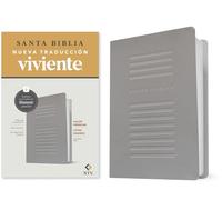 Holy Bible: Nueva Traduccion Viviente Biblia Valor, Con Filament, Sentipiel, Gris/ Ntv Value Bible, Filament Enabled, Leatherlike, Grey