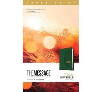 Holy Bible: The Message Bible, Leather-look, Green: The Bible in Contemporary Language