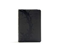 Holy Bible The Old and New Testaments: King James Version, Large Print, Compact, Reference, Charcoal, Leathertouch