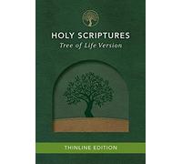 Holy Bible: Tree of Life Version, Thinline, Holy Scriptures, Grove/Sand, Tree Design Duravella