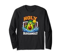 Holy Blockamole Funny Water Polo Avocat Goalie Manche Longue