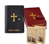 Holy Card Holder Book (Red & Black)
