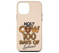 Holy Cow 100 Days of School Leopard 100e Day Kids Women Coque pour iPhone 12 Mini