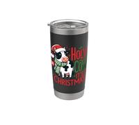 Holy Cow, c'est Noël, je suis une vache de Noël Gobelet isotherme en acier inoxydable double paroi