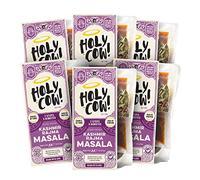 Holy Cow! Daal Kit de curry (5 x 400 g) - Rajma Masala - Haricots rénaux - Sans gluten - Végétalien - Snacks indiens - Repas indiens - Haricots rouges