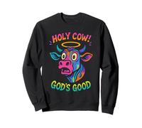 Holy Cow Funny Pun Religieux Christian Faith Sweatshirt