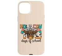 Holy Cow Highland Funny 100th Day of School 100 Days Kids Coque pour iPhone 15 Plus
