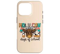 Holy Cow Highland Funny 100th Day of School 100 Days Kids Coque pour iPhone 16 Pro