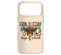 Holy Cow Highland Funny 100th Day of School 100 Days Kids Coque pour iPhone 17 Pro Max