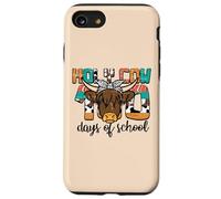 Holy Cow Highland Funny 100th Day of School 100 Days Kids Coque pour iPhone SE (2020) / 7/8