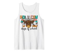 Holy Cow Highland Funny 100th Day of School 100 Days Kids Débardeur