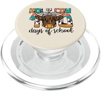 Holy Cow Highland Funny 100th Day of School 100 Days Kids PopSockets PopGrip pour MagSafe