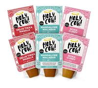 Holy Cow! Sauces au curry, Sélection de sauces curry vegan 250g (Lot de 6)