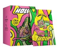 HOLY Energy Booster coffret découverte 10 ‘Lemon Lizard’ goût citron & concombre en poudre | 10 portions avec NewCaff & extrait de thé vert - végan