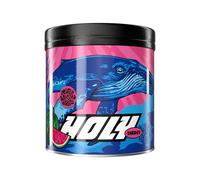 HOLY Energy Drink en Poudre 'Watermelon Whale' - Pastèque - 50 Portions Booster avec Caféine (NewCaff) & Extrait de Thé Vert - Sans Sucre & Végan avec 100% d'Arômes Naturels de Fruits