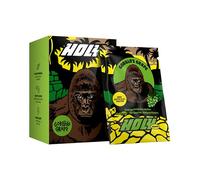 HOLY Energy Gaming Booster Boîte de 10 échantillons “Gorillas Grape” avec goût de raisin vert | 10 portions avec NewCaff & extrait de thé vert | Focus Drink | Vegan avec arômes de fruits 100% naturels
