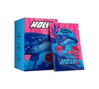 HOLY Energy Gaming Booster Boîte de 10 échantillons “Watermelon Whale” avec goût de pastèque | 10 portions avec NewCaff & extrait de thé vert | Focus Drink | Vegan avec arômes de fruits naturels