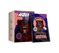 HOLY Energy Gaming Booster Boîte d'essai de 10 pièces “Blueberry Bear” avec goût de myrtille | 10 portions avec NewCaff & extrait de thé vert | Focus Drink | Vegan avec arômes de fruits naturels